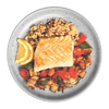 Fred’s big cod fillets with Mediterranean veg and giant couscous