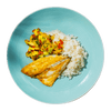 Fred’s pan-fried sea bream with an avocado and mango salsa