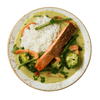 Fred's Thai green salmon curry