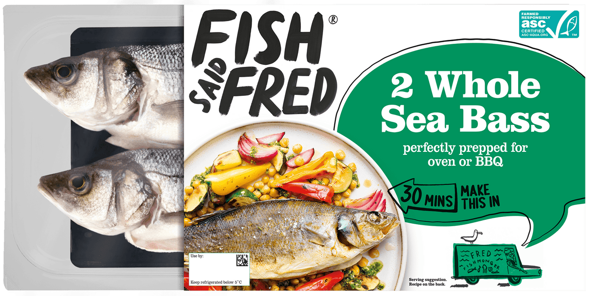 Whole Sea Bass Fish Said Fred